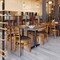 Flash Furniture HERCULES Ladder Back Cherry Wood Restaurant Chair - Mocha Vinyl Seat XU-DGW0005LAD-CHY-MCHV-GG - alternate 5