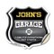 Signmission John's Garage I Can Fix Everything But Stupid, 18 inch X 18 inch, Vinyl Decal, 2PK SHI-D-2PACK-18-490-JOHN - alternate 1