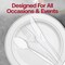 Smarty Had A Party Clear Plastic Disposable Spoons (1000 Spoons), 1000PK 420S-CL-CASE - alternate 7