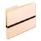 Pendaflex Drop Front Reinforced File Pocket, 1" Expansion, Letter Size, Manilla/Brown, 50PK 15135 - alternate 3