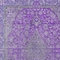 Homeroots 10' X 14' Purple And Gray Medallion Washable Indoor Outdoor Area Rug 616297 - alternate 4