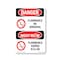 Signmission OSHA Sign, Flammable No Smoking Bilingual, 10in X 7in, 7" W, 10" L, Flammable No Smoking Bilingual OS-DS-D-710-VV-1824 - alternate 1