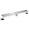 Kingston Brass 28-Inch Stainless Steel Linear Shower Drain with Reversible Tile Insert and Flat Grate BSF2828 - alternate 5