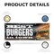 Signmission The Best Burgers In Town, 36 Inch x 96 Inch, Vinyl Banner B-96-30887 - alternate 2