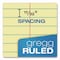 Tops Docket Steno Pad, Gregg Rule, Forest Green Cover, 100 Canary-Yellow 6 x 9 Sheets 63851 - alternate 4