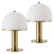 Jonathan Y Imani 12.3 in. Modern Metal Rechargeable Integrated Dimmable LED Table Lamp w/Touch Sensor, Bras, 2PK JYL1158A-SET2 - alternate 4