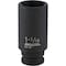 Channellock 1/2'' Drive 1-1/16'' 6-Point Deep Standard Impact Socket 314757 - alternate 1