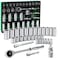 Sk Professional Tools Drive Metric Chrome Socket Set 1/2", 31pc SK01315-216P - alternate 1