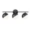 Z-Lite Realm Sphere 3 Light Vanity, Matte Black/Matte Opal, 24 In W x 9.75 In H 7517-3V-MB - alternate 2