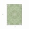 Homeroots 3' X 5' Artichoke Green And Ivory Medallion Washable Indoor Outdoor Area Rug 617449 - alternate 6