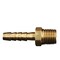 Milton Hose End Fitting, 1/4 Mnptx5/16 Id, PK100, Brass, 100 PK 601BK - alternate 2