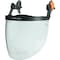 Klein Tools Face Shield, Clear Visor, Polycarbonate, Locking Mount Suspension 60472 - alternate 1