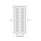 Sartodoors Sliding Closet Bi-fold Doors, Felicia 3312 Matte Black with Frosted Glass, Sturdy Tracks Moldings FELICIA3312BF-BLK-56 x 96 (2* 28x96) - alternate 3