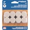 Shepherd Hardware Protective Pad, Felt Cloth, Beige, 1 in Dia, Round 9952 - alternate 2