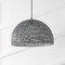 Jonathan Y Campana 20" 1-Light Bohemian Modern Woven Rope/Iron LED Pendant, Gray JYL6504D - alternate 5