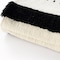 Homeroots 60" X 50" Black and White Woven Cotton Striped Throw Blanket with Tassels 516485 - alternate 6
