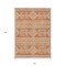 Homeroots 5' X 8' Copper And Ivory Southwestern Washable Indoor Outdoor Area Rug 593661 - alternate 7