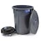Magnum Tool Gray 55 Gallon Trash Can Set (Trash Can, Quiet Dolly, and Reinforced Lid) (1 Set) CMTC-CLD0-55G01 - alternate 1