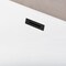 Kingston Brass 67" Acrylic Rectangular Double Ended Freestanding Tub with Drain, Glossy White/Matte Black VTSQ672923C410 - alternate 5