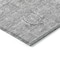 Homeroots 3' X 5' Gray And Silver Damask Washable Indoor Outdoor Area Rug 603503 - alternate 5