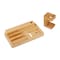 Trexonic Bamboo 4-Port Apple Watch and Iphone Charging Stand with 3 Device Slots and Pen Holder TRX-1100WOOD - alternate 4