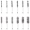 Neiko Wire Brush Drill Attachments with 1/4-Inch Hex Shank, SAE and MM Brushes Assortment, 38-Piece Set 00325A - alternate 5