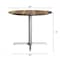 Flash Furniture Commercial All-Weather 36" Round Natural HPL Tabletop-Silver X Base ST-RD36-NAT-T3030S-GG - alternate 8