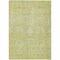 Homeroots 3' X 5' Artichoke Green And Ivory Damask Washable Indoor Outdoor Area Rug 603347 - alternate 7