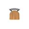 Holland Bar Stool Co 410 Jackie Stainless Steel 36in Swivel Bar Stool with Medium Maple Seat 41036SSMedMpl - alternate 4