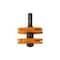 Cmt TENON CUTTING ROUTER BITS D=3x1-3/4in S=1/2in 800.628.11 - alternate 1