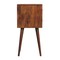 Homeroots 24" Brown Solid Wood Two Drawer Nightstand 701737 - alternate 5