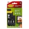 Command Picture Hanging Strip, 20 lb, Foam, Black, Adhesive 17218BLK-16ES - alternate 1