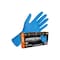 Sas Safety Derma-Max, Disposable Gloves, 8 Mil Palm, Nitrile, Powder-Free, L, Blue SA6608-40 - alternate 4