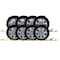 Mytee Products 2inx9ft Ratchet Tire Wheel Strap Over The Tire Auto Hauler Tie Down Straps, 8PK RST-209SHRBx8 - alternate 4