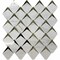 Apollo Tile Arrow 12x126 Polished White Eastern White and Glass Marble Mosaic Wall Tile, 5PK APLANG8804A - alternate 5