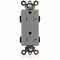 Leviton Straight Blade Receptacle, 5-20R, 20 A, 125V AC, Flush Mount, Isolated Ground MT163-IGG - alternate 1