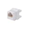 Monoprice Cat6 Rj 45 180 Degree Jack, White 15695 - alternate 1