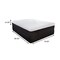 Homeroots 14" Hybrid Pocket Coil Copper Infused Gel Memory Foam Mattress 391697 - alternate 6