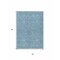 Homeroots 5' X 8' Teal Blue And Ivory Geometric Washable Indoor Outdoor Area Rug 612143 - alternate 6