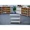 Beleduc By Playwell Torino 27.6inx14in 2-Layer Shelf - Double-Sided, White/Oak HPL, 22.9inH, Ages 3+ 846017 - alternate 3