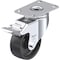 Blickle Swivel Plate Caster, Bk Nyln, 3-1/8", Brake LKPA-POA 80G-12-FI - alternate 1