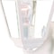 Homeroots Distressed White Swing Arm Outdoor Wall Light 398544 - alternate 3