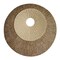 Homeroots 19" X 19" X 2.5" Brown Round Double Layer Ribbed Wall Plaque 274772 - alternate 4