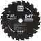 Do It Best 7-1/4'' 24-Tooth Framing & Combination Circular Saw Blade QJDIB-CS-004 - alternate 2