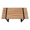 Homeroots 49" Brown and Black Wood and Metal Sled Computer Desk 489865 - alternate 5