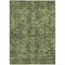Homeroots 3' X 5' Moss Green And Gray Oriental Washable Indoor Outdoor Area Rug 563811 - alternate 4