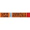 Brady HSD VAP AMMONIA HIGH Pipe Marker, 2.25in H x 14in W, Fits Pipes 2.5in Dia. Thru 7.875in Dia. 145848 - alternate 1