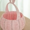 Wickerwise Hand-Woven Easter Bunny Ear Basket with Handle - Multi-Purpose Paper Rope Wicker Basket for QI004723.PK - alternate 6