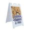 Signmission Chicken Tenders And Fries, A-Frame & 2 Decals Installed, Heavy-Duty Plastic Frame SBHD-D-2436-Chicken Tenders And Fries - alternate 1