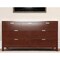 Homeroots 63" Brown Solid Wood Seven Drawer Double Dresser 524154 - alternate 1